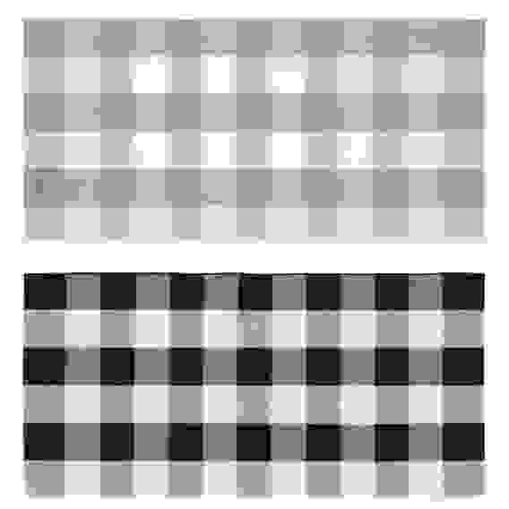 Коврик универсальный &quot;Клетка&quot;, тканый, 60х120см, 2 цвета VETTA