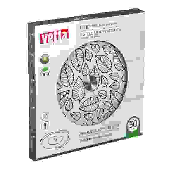 Тортовница вращающаяся, d30см, стекло VETTA Листья