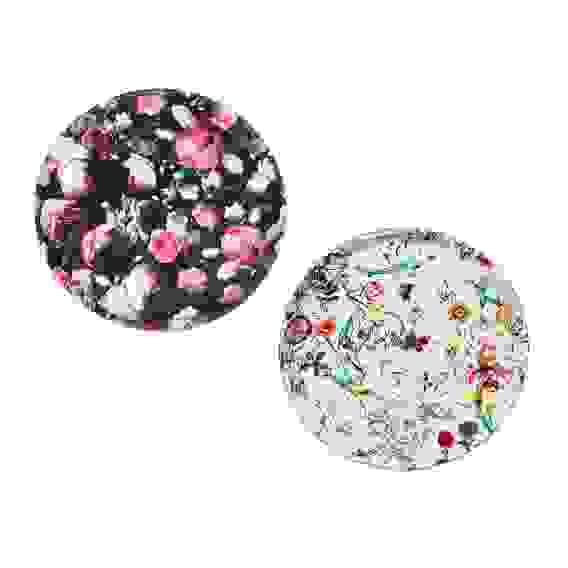 Поднос круглый с антискользящим покрытием, 27.5см, 2 дизайна