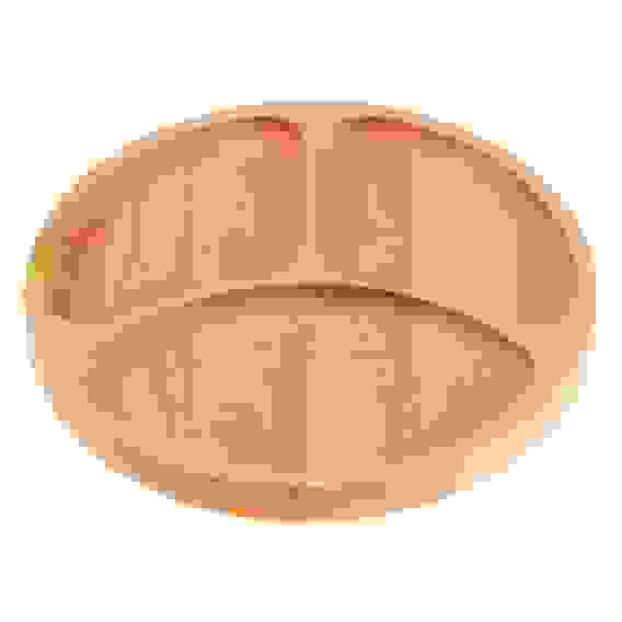 Менажница круглая 3 секции, D=20 х 1,8 см, дерево