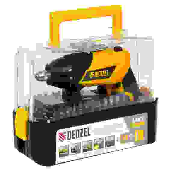 Отвертка аккумуляторная CSL-3,6-01, Li-lon, 3,6 В, 1,3 Ач, с аксессуарами //Denzel