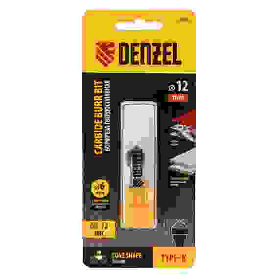 Борфреза по металлу твердосплавная, зенкер 90 град., тип-K, 12 мм// Denzel