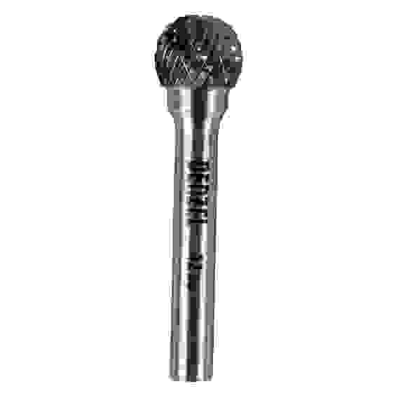 Борфреза по металлу твердосплавная, шарообразная, тип-D, 12 мм// Denzel