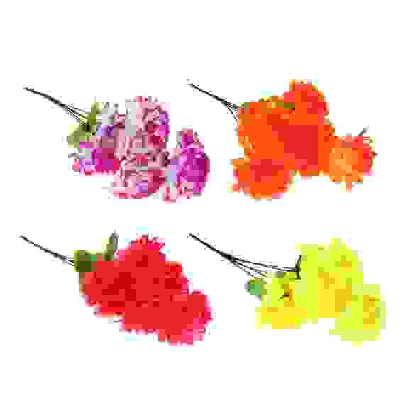 Букет искусственных цветов, пластик, 38 см, арт 06, 4 цвета