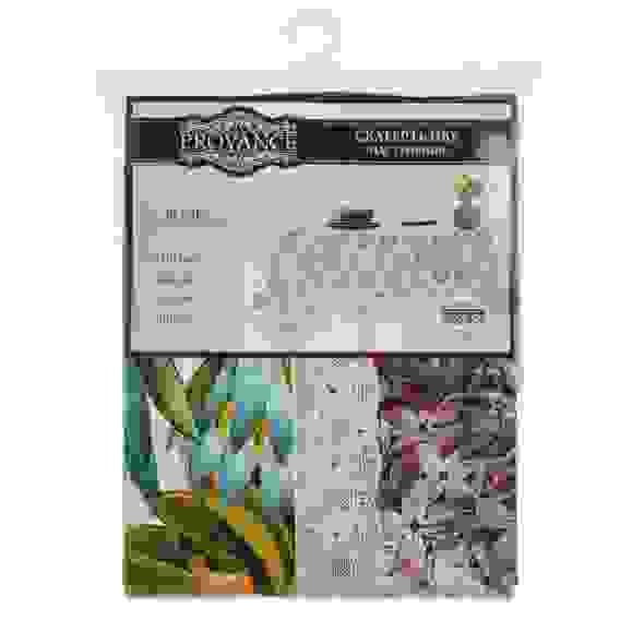 Скатерть ПВХ \"Настроение\" с ажурной каймой, 140х140см, 6 дизайнов PROVANCE