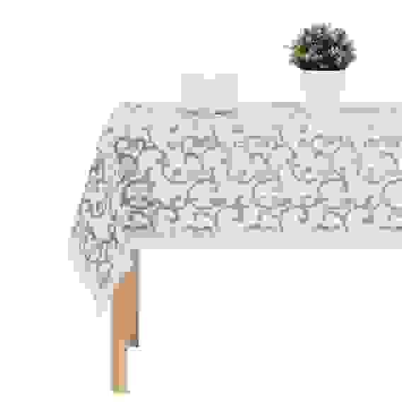 Скатерть ПВХ \"Настроение\" с ажурной каймой, 140х140см, 6 дизайнов PROVANCE