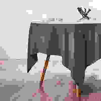 Скатерть текстильная с водоотталкивающей пропиткой, 140х180см, полиэстер, серый IVLEV CHEF