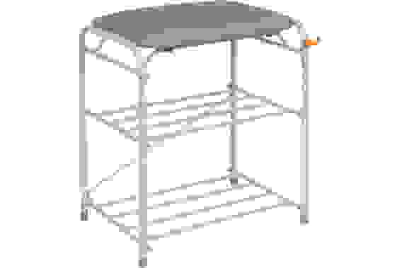 Подставка для обуви 3-х полочная 45 с сиденьем (БЕЛЫЙ) до 120кг. ПДОСС340Б ЗМИ