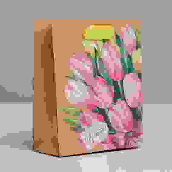 Пакет крафтовый вертикальный «С 8 марта», S 12 × 15 × 5.5 см 4567791