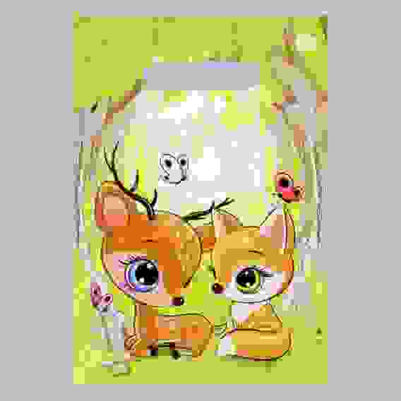 Пакет &quot;Волшебный лес&quot;, полиэтиленовый с вырубной ручкой, 20х30 см, 30 мкм 7669448