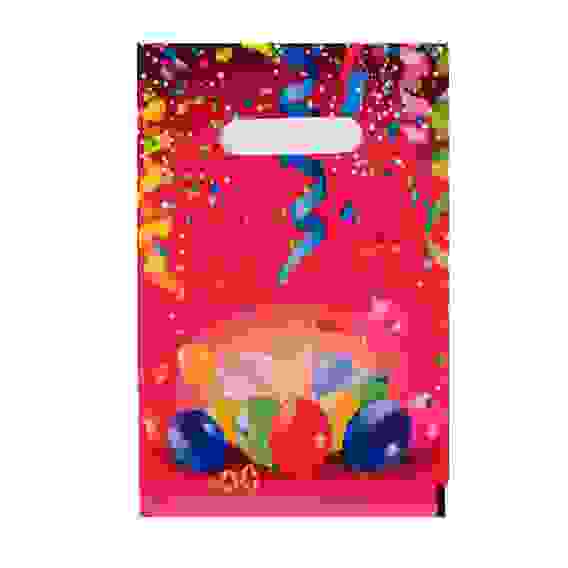 Пакет &quot;Праздничные шары&quot;, полиэтиленовый с вырубной ручкой, 20х30 см, 30 мкм 7642450