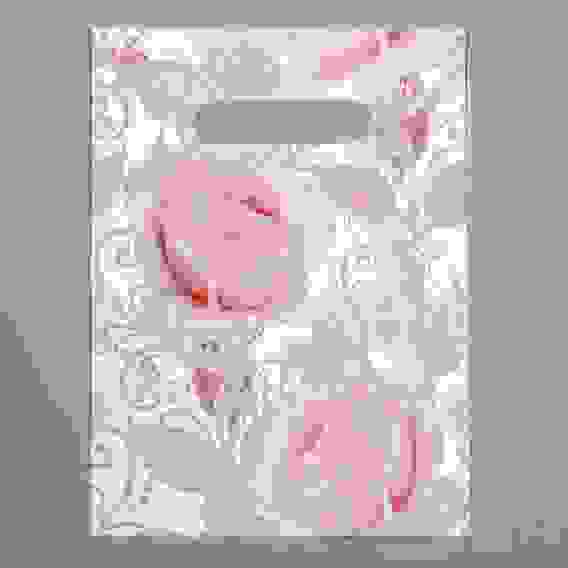 Пакет &quot;Драгоценные розы&quot;, полиэтиленовый с вырубной ручкой, 19х25 см, 30 мкм 9489586