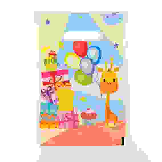 Пакет &quot;Веселый жирафик&quot;, полиэтиленовый с вырубной ручкой, 20х30 см, 30 мкм 7642451