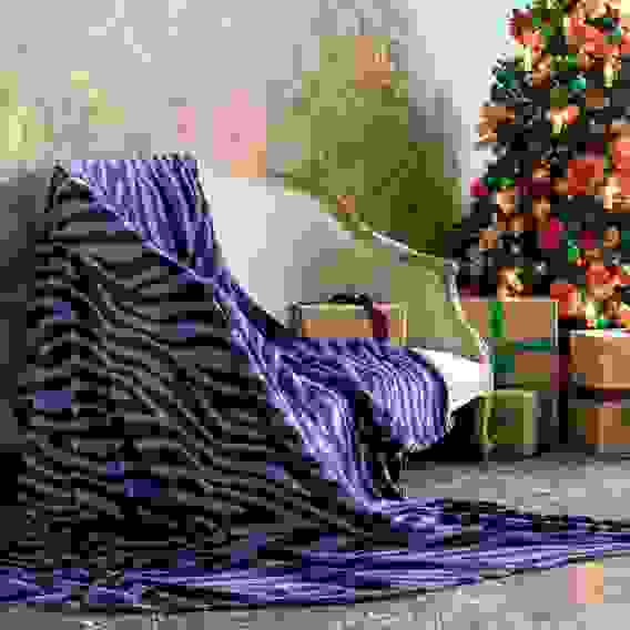 Плед велсофт Mia Cara 200x240 &quot;Импето&quot; фиолетовый 2102094-1