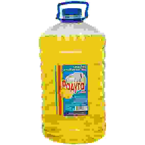 Средство для мытья посуды Радуга, 5л. (лимон)