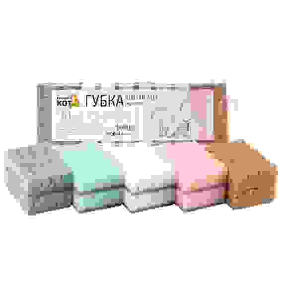Губка д/посуды &quot;Aquarelle&quot; (10шт) (93*65*27мм)