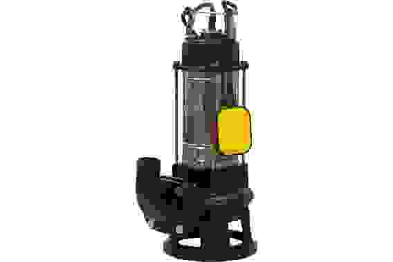 Насос фекальный FP1800-KS, 1800 Вт, напор 17 м, 26000 л/ч, нож-измельчитель// Denzel