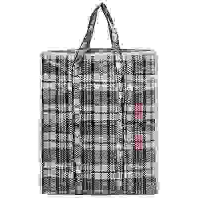 Сумка на молнии &quot;Клетка&quot;, 40*35*15 см, полипропилен