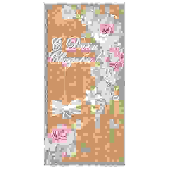 Конверт для денег Праздник \&quot;С днем Свадьбы!\&quot;, 82*168мм, блестки в лаке