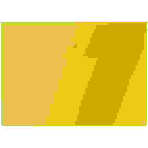 Папка-конверт на кнопке OfficeSpace А4, 150мкм, пластик, желтая