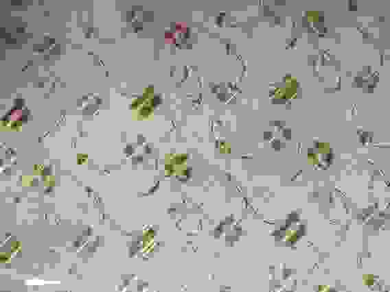 Клеенка ПВХ Престиж прозрачная с печатью 137см