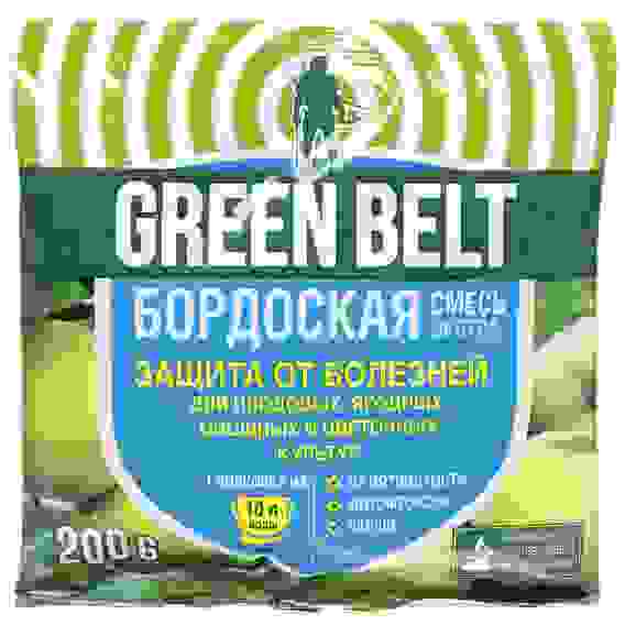 Бордоская смесь 200гр. (защита от болезней-пятнистости, парши, курчавости) пакет Грин Бэлт 01-526