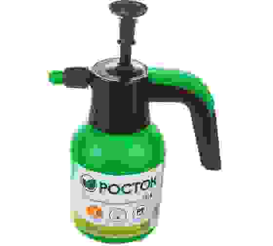 Опрыскиватель 1 л, ручной, помповый, колба из полиэтилена РОСТОК РП-1