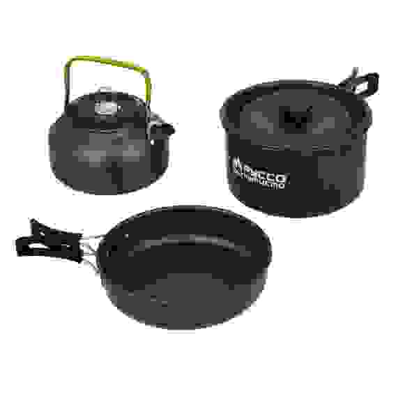 Набор туристической посуды, РУССО ТУРИСТО, 3 предмета в чехле, анодированный алюминий