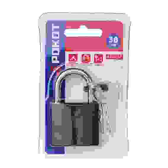 Замок навесной РОКОТ "Серый металл", 38мм