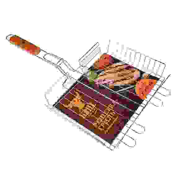 Решетка гриль хром., 23x29x5,5см GRILLBOOM