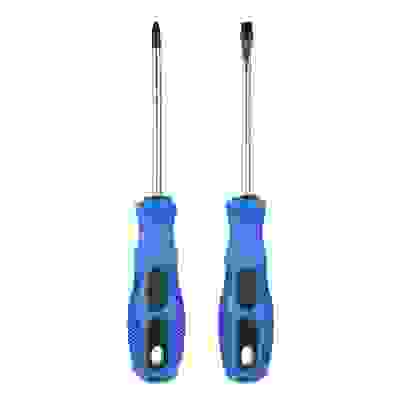 Набор отверток &quot;Любитель&quot; 2шт, РОКОТ с прорезиненной ручкой, 20см