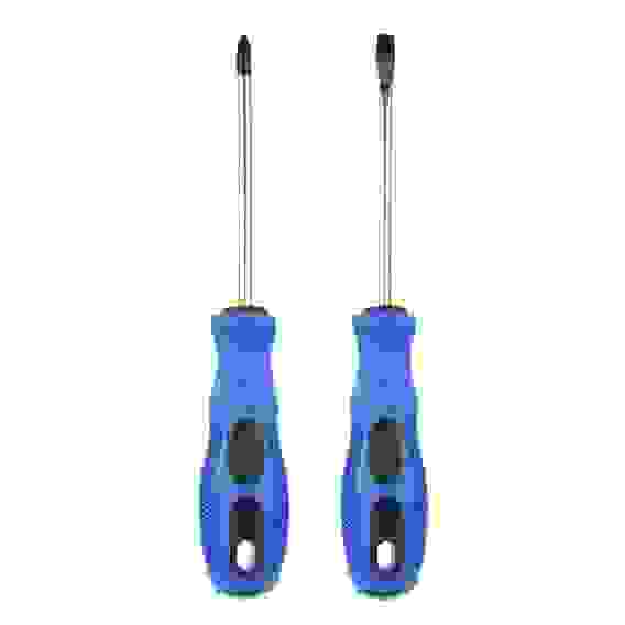 Набор отверток &quot;Любитель&quot; 2шт, РОКОТ с прорезиненной ручкой, 20см