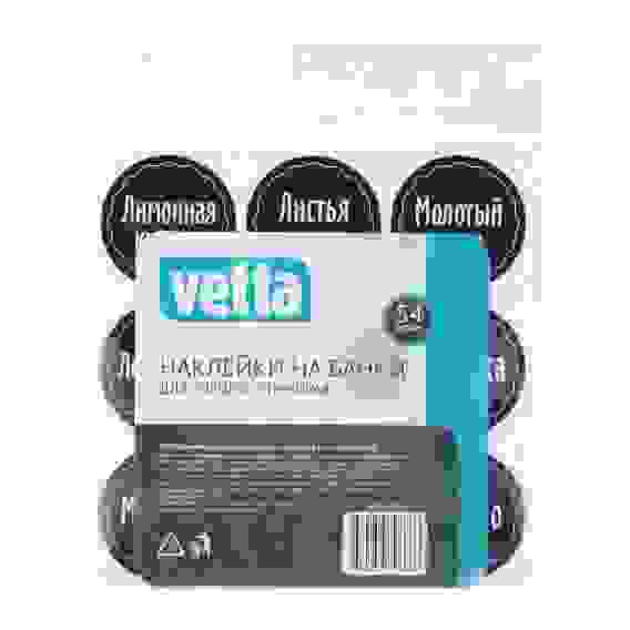 Наклейки на банки для специй и приправ, VETTA 54шт, матовые, ПВХ