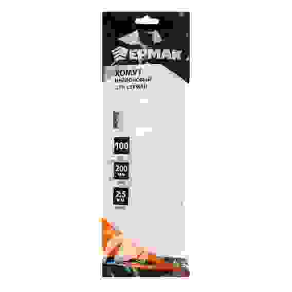 Хомут нейлоновый для стяжки ЕРМАК 2,5х200мм, белый 100шт/уп