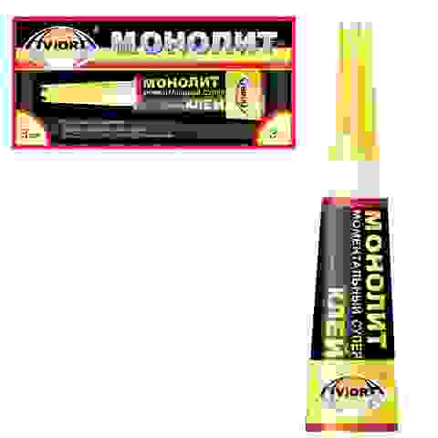 Клей МОНОЛИТ секундный 3 г