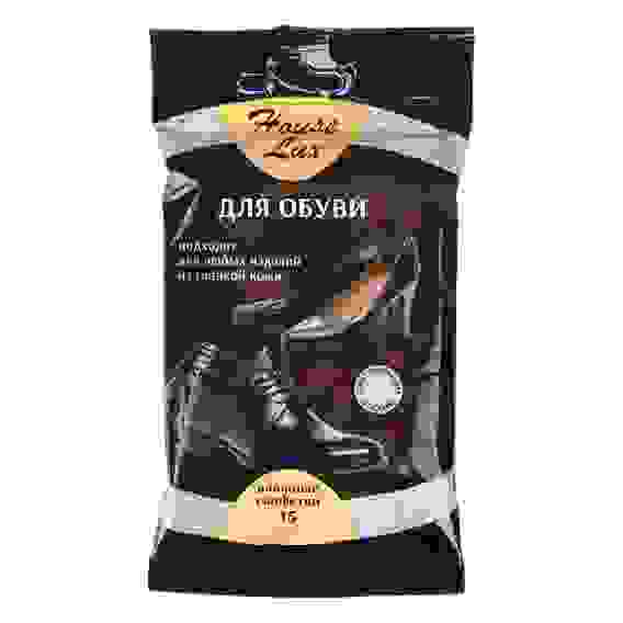 Салфетки влажные для обуви House Lux 15шт