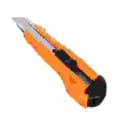 Нож пистолетный HEADMAN с фиксатором и запасным лезвием, 18мм