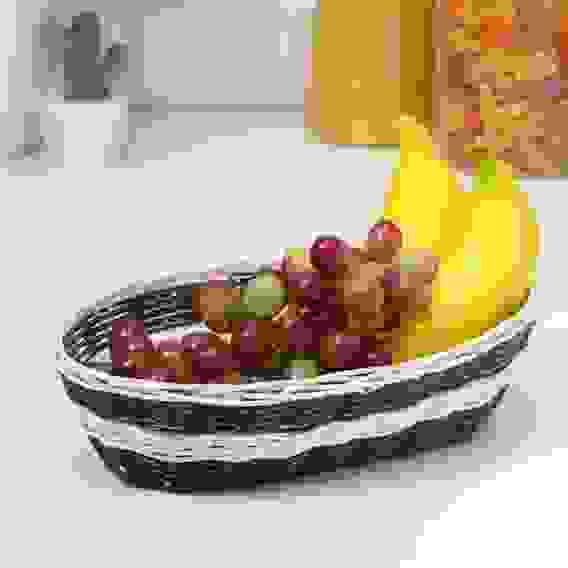 Корзинка для фруктов и хлеба &quot;Овал Шоко&quot; 26х14х6 см 4469364