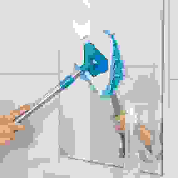 Окномойка фигурная с телескопической стальной ручкой МИКС 13х13х55(92) см, 3092740