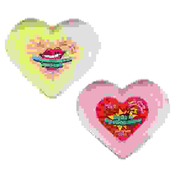 Соль для ванн шипучая &quot;Сердце&quot; 3 цвета, 110 г