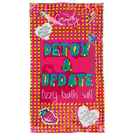 Соль для ванн двухцветная шипучая Candy bath bar &quot;Detox &amp; Update&quot;/&quot;Sweet Sweet Sleep&quot;, 100г