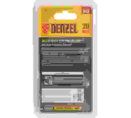 Насадка для МФИ режущая пазовая прямая, HCS, по дереву, 20 х 1,4 мм, мелкий зуб// Denzel