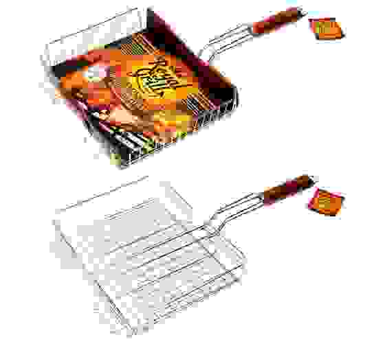 Решетка-гриль большая глубокая 41х31cm, ROYALGRILL™