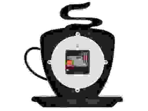 Часы настенные чашка 25х24см, корпус черный с медью &quot;Классика&quot; &quot;Рубин&quot;