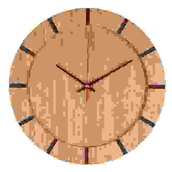 Часы настенные круглые интерьерные из МДФ, d=37 см