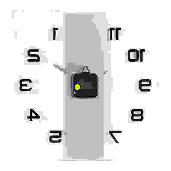 Часы настенные прозрачные 35х35 см, открытая стрелка &quot;Полоса&quot;