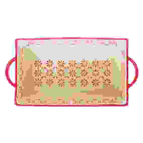 BY COLLECTION Форма для запекания и сервировки прямоуг. с ручками, керамика, 29х15х6,5см, 1,3л, крас