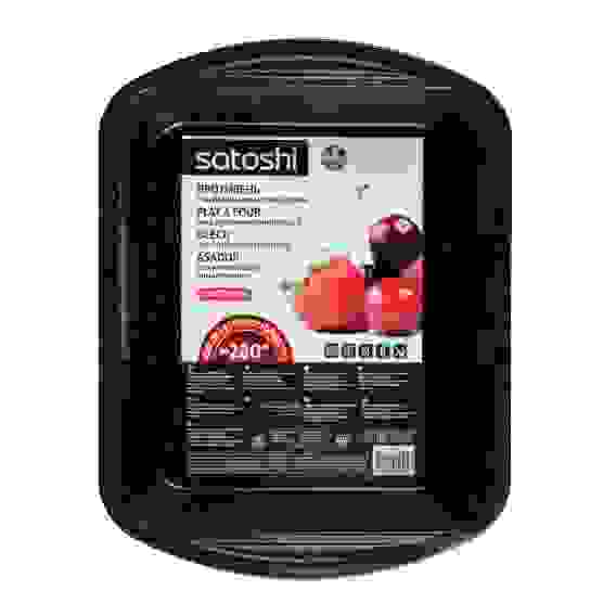 Валькур Противень глубокий, 35х27х7см, угл.сталь, антипригарное покрытие 280 град SATOSHI