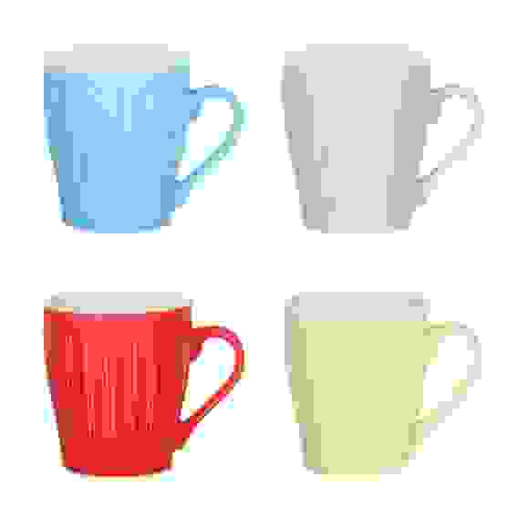 Кружка 270мл, фарфор, &quot;Винтаж&quot;, 4 цвета