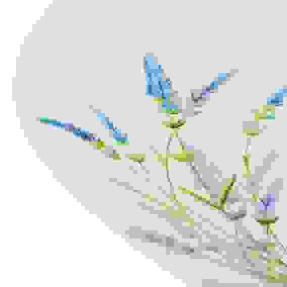 Тарелка десертная опаловое стекло 21.5см, квадратная форма, Н220302 Касия MILLIMI